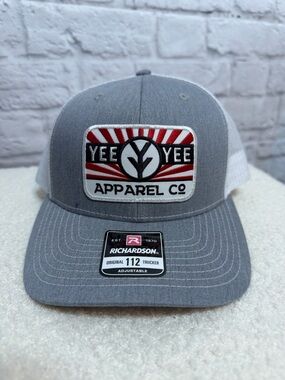 Yee Yee Apparel Co. Gray & White Richardson Trucker Hat